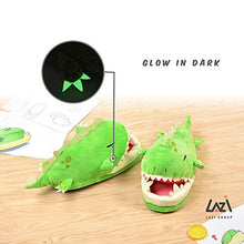 Load image into Gallery viewer, Lazi Group Glow in Dark Slipper (Large) Green
