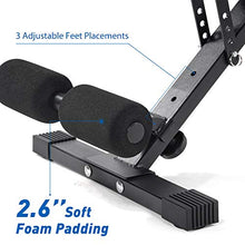 Load image into Gallery viewer, Merax Adjustable Workout Bench with Resistance Bands, Folding Utility 500LBS Super Max Weight Bench 7 Position AB Incline Gym Equipment
