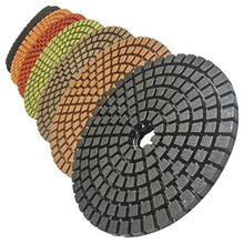 Load image into Gallery viewer, STADEA Premium Grade Wet 5" Diamond Polishing Pads Set For CONCRETE Polish
