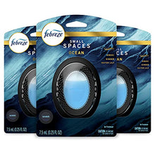 Load image into Gallery viewer, Febreze Small Spaces Air Freshener, Ocean Scent, 0.25 Fl Oz, Pack of 3
