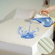 Load image into Gallery viewer, Jet's Home King Waterproof Mattress Protector Mattress Pad Cover,Soft Breathable Machine Washable Bamboo Mattress Cover, Quiet Non Noisy Bed Cover with Deep Pocket Fits Up to 17”
