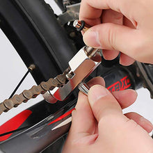 Load image into Gallery viewer, LUFFYLIVE Multi-Function Bike Mechanic Repair Kit - Chain Breaker and Chain Checker Include 3 Pairs Bicycle Missing Link for 6, 7, 8 Speed Chain, Reusable
