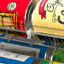 Load image into Gallery viewer, DecoBros Supreme Stackable Can Rack Organizer, Chrome Finish

