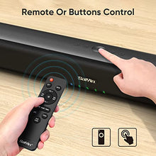 Load image into Gallery viewer, Saiyin Sound Bars for TV with Subwoofer, 100W Soundbar 2.1 CH Surround Sound System, DSP Home Theater Audio, Bluetooth 5.0/Optical/RCA Connectivity
