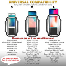 Load image into Gallery viewer, TRIBE Running Phone Holder Armband. iPhone &amp; Galaxy Cell Phone Sports Arm Bands for Women, Men, Runners, Jogging, Walking, Exercise &amp; Gym Workout. Fits All Smartphones. Adjustable Strap, CC/Key Pocket
