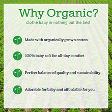 Load image into Gallery viewer, GERBER Baby 8 Pack Short-Sleeve Onesies Bodysuits, White Organic, Newborn
