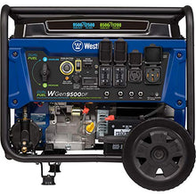 Load image into Gallery viewer, Westinghouse WGen9500DF Dual Fuel Portable Generator-9500 Rated 12500 Peak Watts Gas or Propane Powered-Electric Start-Transfer Switch &amp; RV Ready, CARB Compliant
