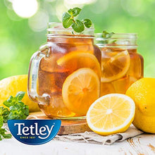 Load image into Gallery viewer, Tetley Black Tea, Iced Tea Blend, Family Size, Packaging may vary, 24 Count, Pack of 6
