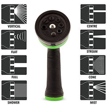 Load image into Gallery viewer, GrowGreen Garden Hose, Expandable Garden Hoses, Water Hose with High Pressure Hose Spray Nozzle, Flexible Garden Hose with All Brass Connectors, Leak Proof, Durable, Heavy Duty Material (50 Feet)

