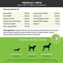 Load image into Gallery viewer, PetHonesty Hemp Hip &amp; Joint Supplement for Dogs w/Hemp Oil &amp; Hemp Powder - Glucosamine Chondroitin for Dogs w/Turmeric, MSM, Green Lipped Mussel, Dog Treats Improve Mobility,Reduces Discomfort - Bacon
