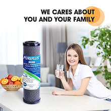 Load image into Gallery viewer, 1 Micron 2.5" x 10" Whole House CTO Carbon Water Filter Cartridge Replacement for Countertop Water Filter System, Dupont WFPFC8002, WFPFC9001, FXWTC, SCWH-5, WHEF-WHWC, WHCF-WHWC, AMZN-SCWH-5, 4Pack
