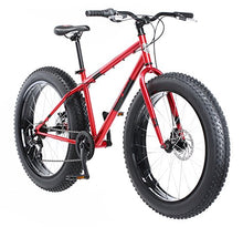 Load image into Gallery viewer, Mongoose Dolomite Fat Tire Mens Mountain Bike,17-Inch/Medium High-Tensile Steel Frame, 7-Speed, 26-inch Wheels, Red
