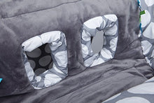 Load image into Gallery viewer, Boppy Preferred Shopping Cart and Restaurant High Chair Cover, Gray Jumbo Dots
