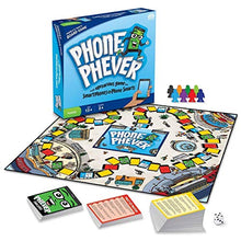 Load image into Gallery viewer, Phone Phever Board Game - Best New Fun Fast-Paced Family-Friendly Party Board Game - It's a Phonetastic Race to Answer Fascinating Trivia Questions &amp; Complete Hilarious Challenges!
