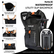 Load image into Gallery viewer, Hurley PhantomTour 10' 6" Stand Up Paddle Board with Hikeable Backpack, Air Pump, Adjustable Floating Paddle, Coiled Leash, Fin &amp; Repair Kit (Paradise)
