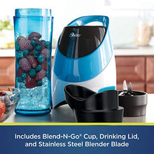 Load image into Gallery viewer, Oster BLSTPB-WBL My Blend 250-Watt Blender with Travel Sport Bottle, Light Powder Blue
