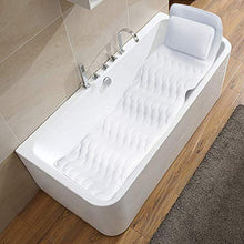 Load image into Gallery viewer, Koopro Luxury Bath Pillow and Spa Cushion for Full Body Bathing Mat for Tub Neck and Back Support Strong Non Slip Suction Cups Breathable Quick Dry Machine Washable Fits Most Tubs Unisex for Man Women
