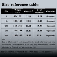 Load image into Gallery viewer, Ladies Underwear Women Seamless Panties Plus Size sexy Modal High Waisted Solid Color lace For Granny Briefs 4 Pack(4XL)

