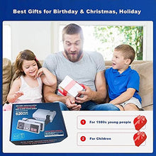 Load image into Gallery viewer, Classic Mini Retro Video Game Console with Preloaded 620 Games &amp; 2 Controllers, Old School Video Games System for Kids, Birthday Gift Happy Childhood Memoriess, AV Output ONLY
