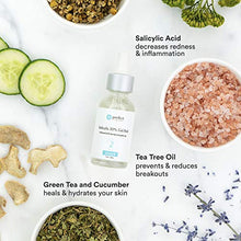 Load image into Gallery viewer, Salicylic 20% Gel Peel, Breakout and Pore Minimizer and Cleanser, Strength Level 2, 15-30 Full Facial Chemical Peels, 1 fl oz. e, 30 ml
