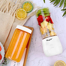 Load image into Gallery viewer, Portable Blender,inkint Personal Size Blender Juicer Cup for Shakes and Smoothies Fruit Mixer with USB Rechargeable 6 Stainless Steel Blades BPA Free 450ml
