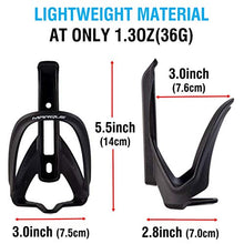 Load image into Gallery viewer, MARQUE Dual Bike Bottle Cage - Bicycle Water Bottle Holder for Road Cycling, Mountain Bike, Gravel and Bikepacking - Made from Durable Fiberglass Reinforced thermoplastic (2 Pack)
