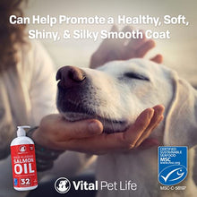 Load image into Gallery viewer, Salmon Oil for Dogs &amp; Cats, Fish Oil Omega 3 EPA DHA Liquid Food Supplement for Pets, All Natural, Supports Healthy Skin &amp; Coat, Joint &amp; Bone Health, Natural Allergy &amp; Inflammation Defense, 32 oz
