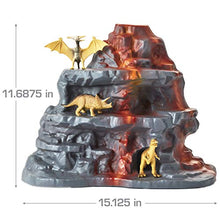 Load image into Gallery viewer, Animal Zone Dinosaur Figure Mountain Playset, for Ages 3-6, 30 Pieces
