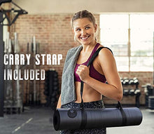 Load image into Gallery viewer, IUGA Pro Non Slip Yoga Mat, Unbeatable Non Slip Performance, Eco Friendly and SGS Certified Material for Hot Yoga, Odorless Lightweight and Extra Large Size, Free Carry Strap
