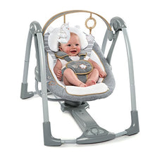 Load image into Gallery viewer, Ingenuity Boutique Collection Swing 'n Go Portable Swing - Bella Teddy
