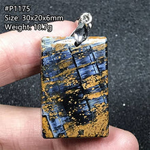 Load image into Gallery viewer, Natural Pietersite Stone Pendant Pietersite Crystal Stone Jewelry For Women Men Healing Luck Gift 30x20x6mm Beads Silver Energy Gemstone
