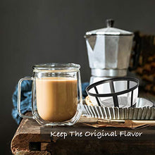 Load image into Gallery viewer, FIFOKICHO Reusable 8-12 Cup Basket Coffee Filter for Most Mr. Coffee and Black &amp; Decker Regal and Procter Silex Coffee Makers BPA Free Dishwasher Safe ECO-Friendly 4 Packs

