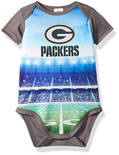 Load image into Gallery viewer, NFL Green Bay Packers Unisex-Baby Short-Sleeve Bodysuit, Gray, 6-9 Months
