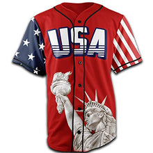 Load image into Gallery viewer, Greater Half Jersey: Liberty Edition Red America #1 Jersey (L)
