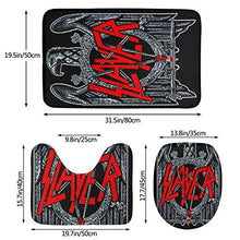 Load image into Gallery viewer, Slayer Eagles Rock Metal Band Bathroom Rug Mats Set 3 Piece Anti-Skid Pads Bath Mat+Contour+Toilet Lid Cover Bathroom Antiskid Pad
