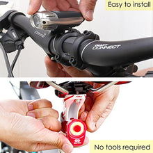 Load image into Gallery viewer, BLITZU Gator 390 USB Rechargeable LED Bike Light Set, Bicycle Headlight Front &amp; Free Rear Back Tail Light. Waterproof, Easy to Install for Kids Men Women Road Cycling Safety Commuter Flashlight Black
