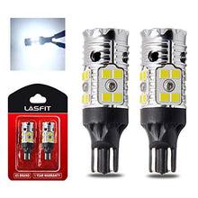 Load image into Gallery viewer, LASFIT 921 912 LED Bulb Canbus Ready T15 Error Free LED Backup Reverse Light Easy Installed 904 916 917 920 906 W16W 2835 2022 Exterior Replacement Upgraded Version 6000k White (2 Pack)

