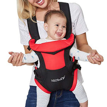 Load image into Gallery viewer, Neotech Care Baby Carrier - Front and Back Carrying - Adjustable, Breathable &amp; Lightweight - for Infant, Child, Toddler - Black with Beige
