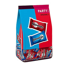 Load image into Gallery viewer, MOUNDS and ALMOND JOY Miniatures Chocolate and Coconut Assortment Candy, Bulk, 32.1 oz Party Pack
