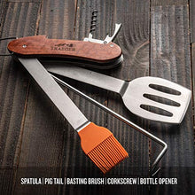 Load image into Gallery viewer, Traeger Grills BAC461 BBQ Multi Grilling Tool, Brown
