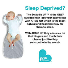 Load image into Gallery viewer, Love To Dream Swaddle UP Silky Lux, Gray, Small, 8-13 lbs, Dramatically Better Sleep, Allow Baby to Sleep in Their Preferred arms up Position for self-Soothing, snug fit Calms Startle Reflex
