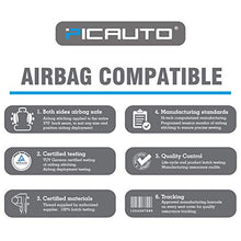 Load image into Gallery viewer, PIC AUTO Universal Fit Full Set Mesh and Leather Car Seat Cover(Black)
