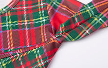 Load image into Gallery viewer, Mud Kingdom Christmas Dress for Little Girls Long Sleeve Fashion Casual Printed Red Plaid Snowman 5T
