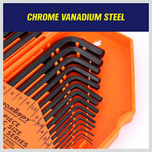 Load image into Gallery viewer, HORUSDY 30-Piece Hex Key Set, Allen Wrench Set Inch/Metric MM(0.7mm-10mm) SAE(0.028"-3/8)
