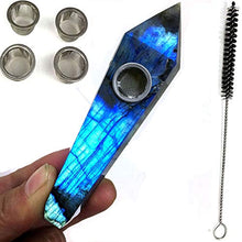 Load image into Gallery viewer, Natural Labradorite Crystal Tube
