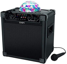 Load image into Gallery viewer, ION Audio Party Rocker Plus | Portable Bluetooth Party Speaker System &amp; Karaoke Machine with Built-In Rechargeable Battery, App-Controlled Party Light Display &amp; Microphone
