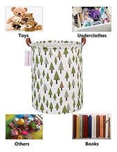Load image into Gallery viewer, QUEENLALA Large Storage Basket,Laundry Hamper/Bathroom/Home Decor/Collapsible Round Storage Bin,Boys and Girls Hamper/Boxes/Clothing（Green Forest）
