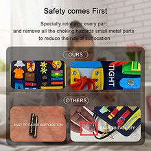 Load image into Gallery viewer, Busy Board, Montessori Toys Sensory Activity Developing Board for Fine Motor Skills, Sensory Toys Learning Board for Toddlers, Travel Toys for Plane and Car, Gifts for 2-6 Year Old Boys &amp; Girls
