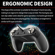 Load image into Gallery viewer, PC Steam Game Controller, IFYOO ONE Pro Wired USB Gaming Gamepad Joystick Compatible with Computer/Laptop(Windows 10/8/7/XP), Android(Phone/Tablet/TV/Box), PS3 - [Black&amp;Silver]
