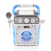 Load image into Gallery viewer, Singing Machine SML682BTW Groove Cube CDG Karaoke System, White, (SML682BTWD)

